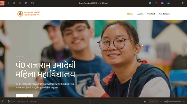 PT. Rajaram Uma Devi Mahila Mahavidyalay